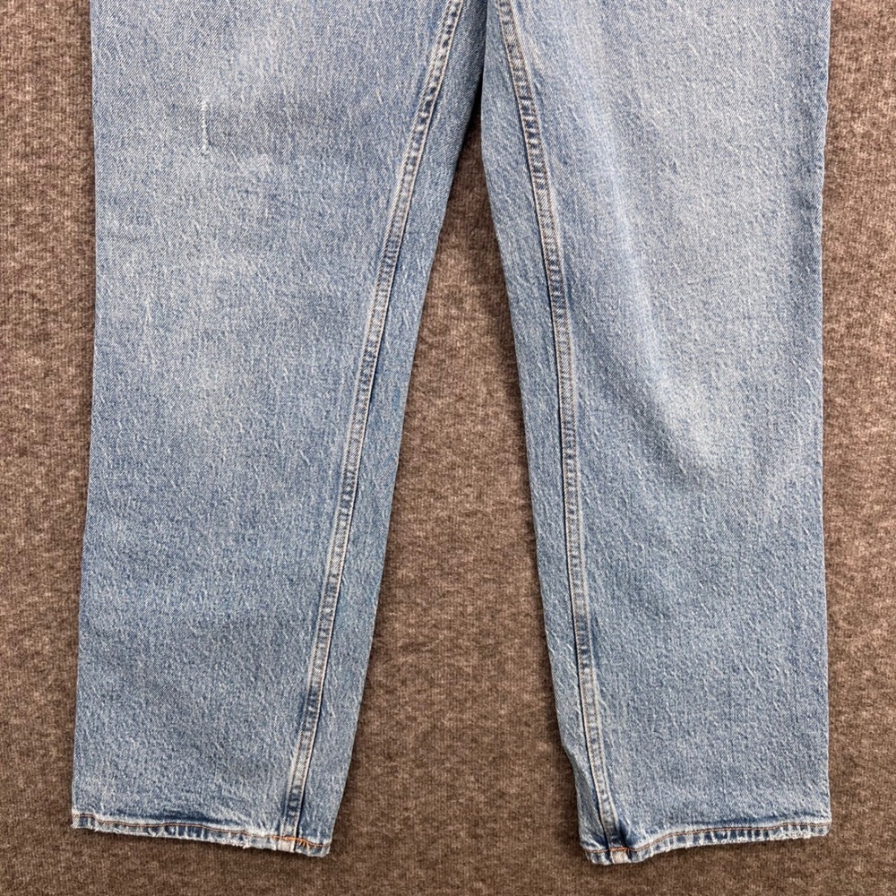 Abercrombie & Fitch The 90s Straight Crop Ultra High Rise Light Wash Jeans 27 4S - Picture 4 of 13
